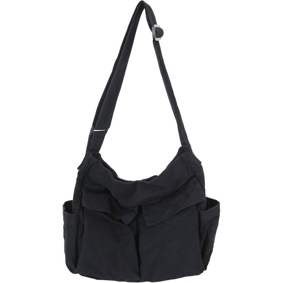 Handbags - Versatile Large Tote Bag with Reinforced Shoulder Strap - Lightweight & Foldable